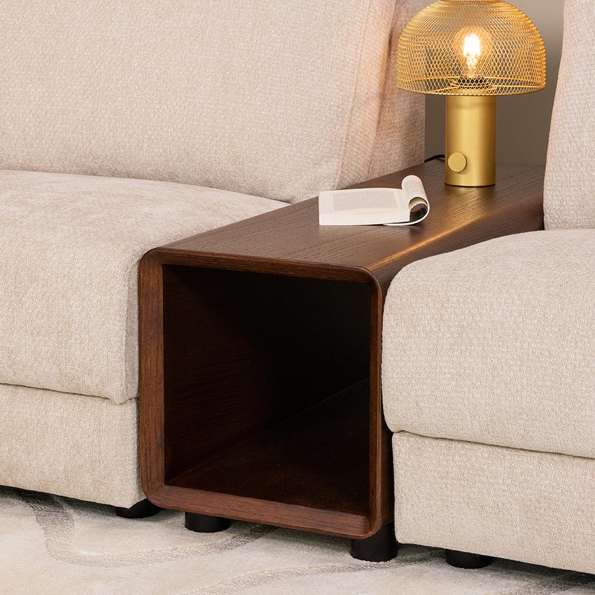  Bank Tivoli - Walnoot - Eiken - Console afbeelding 1