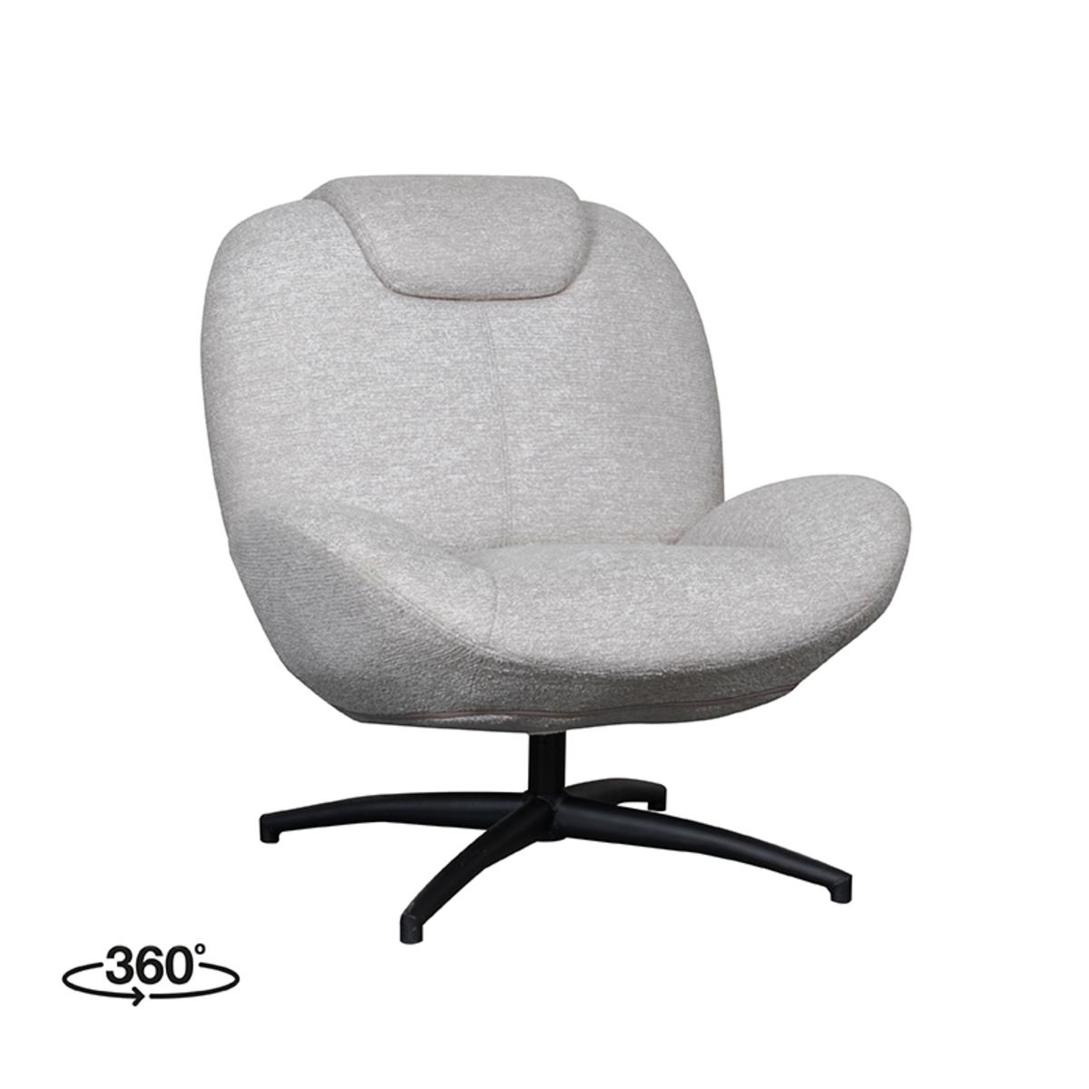  Fauteuil Clayton - Naturel - Stof afbeelding 1