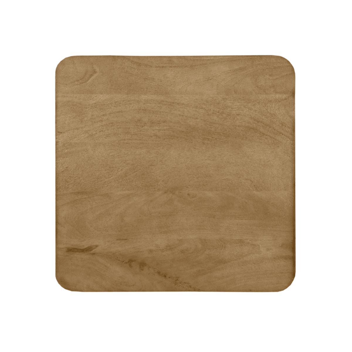  Eetkamertafel Tafelblad Sloppy Edge - Naturel - Mangohout - 70 cm Sloppy afbeelding 2