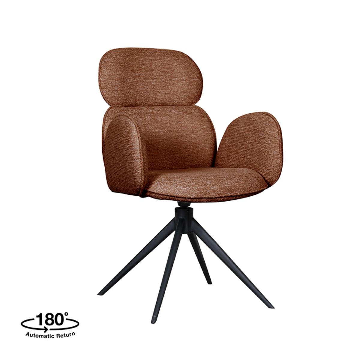 Eetkamerstoel Vidar - Terra - Boucle afbeelding 1  Eetkamerstoel Vidar - Terra - Boucle afbeelding 1