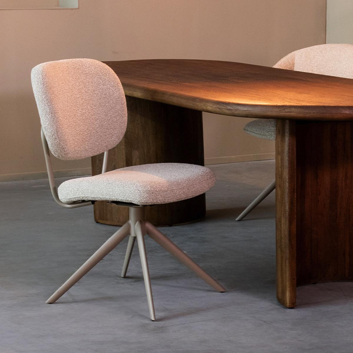 Eetkamerstoel Geneva - Naturel - Boucle afbeelding 1  Eetkamerstoel Geneva - Naturel - Boucle afbeelding 1