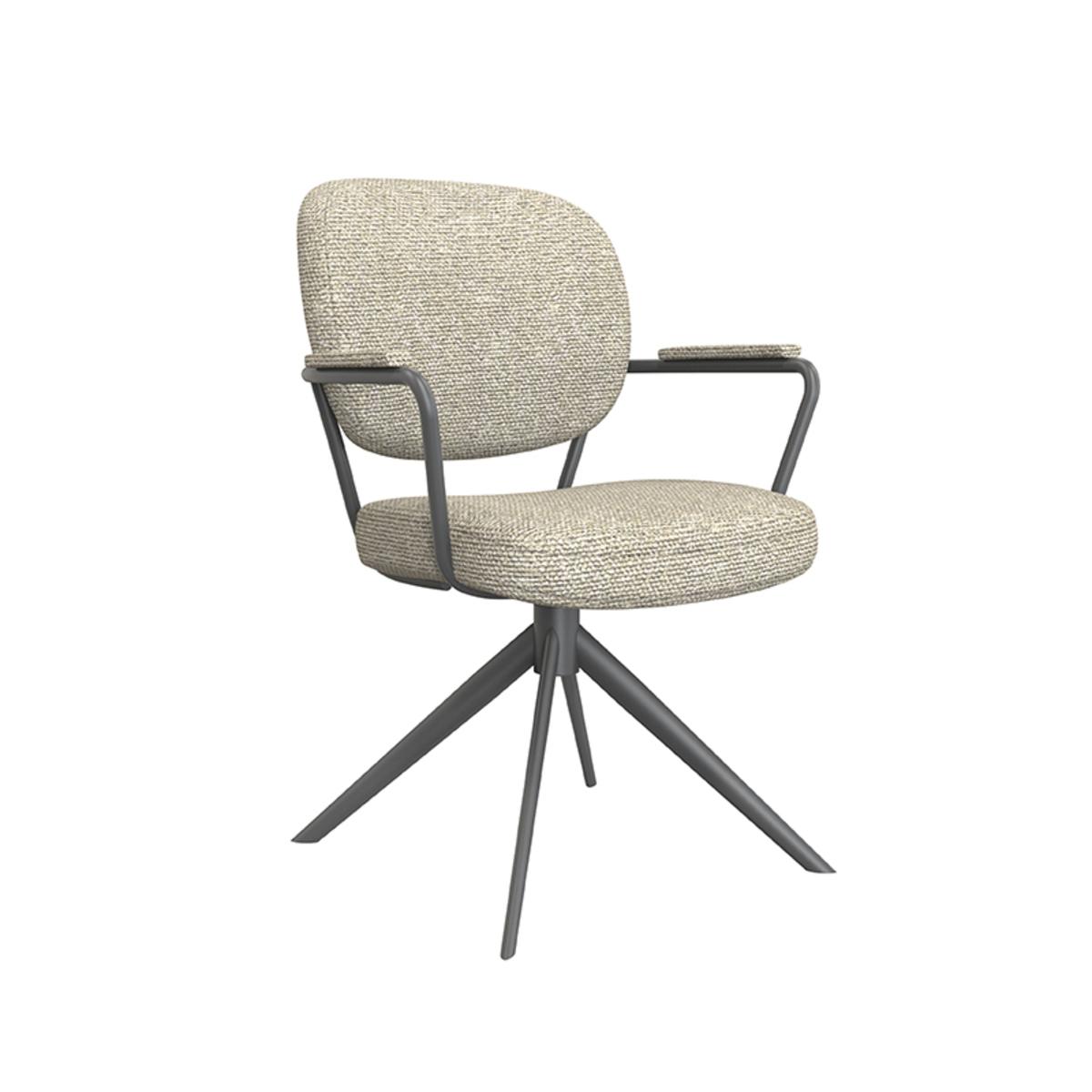 Eetkamerstoel Basel - Naturel - Boucle afbeelding 2  Eetkamerstoel Basel - Naturel - Boucle afbeelding 2