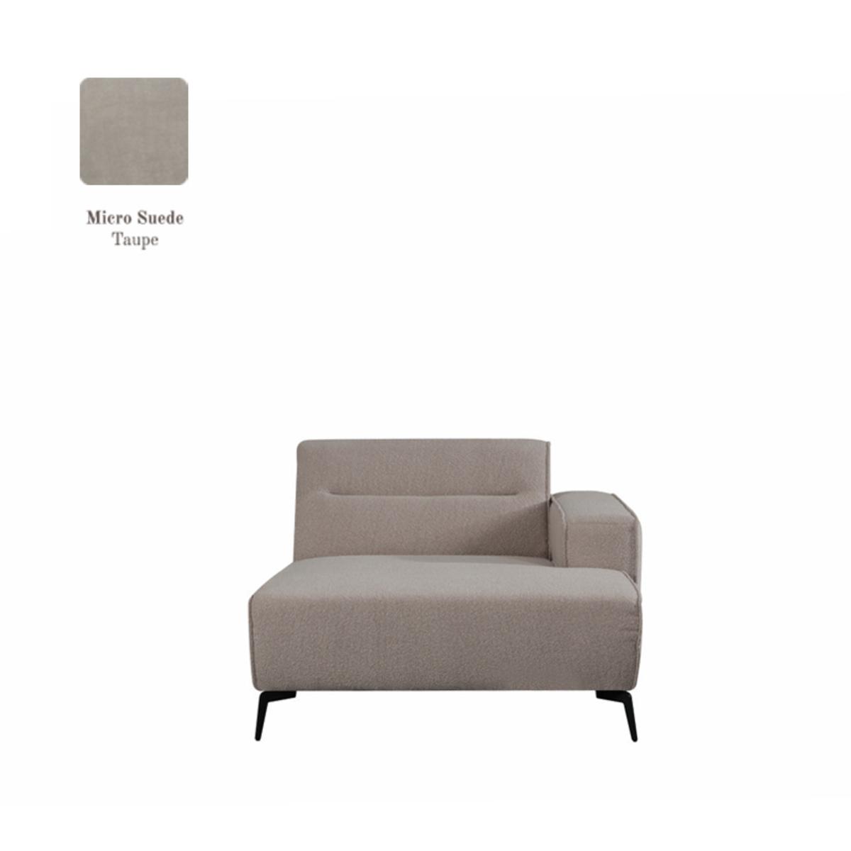  Bank Nero - Taupe - Micro Suede afbeelding 1