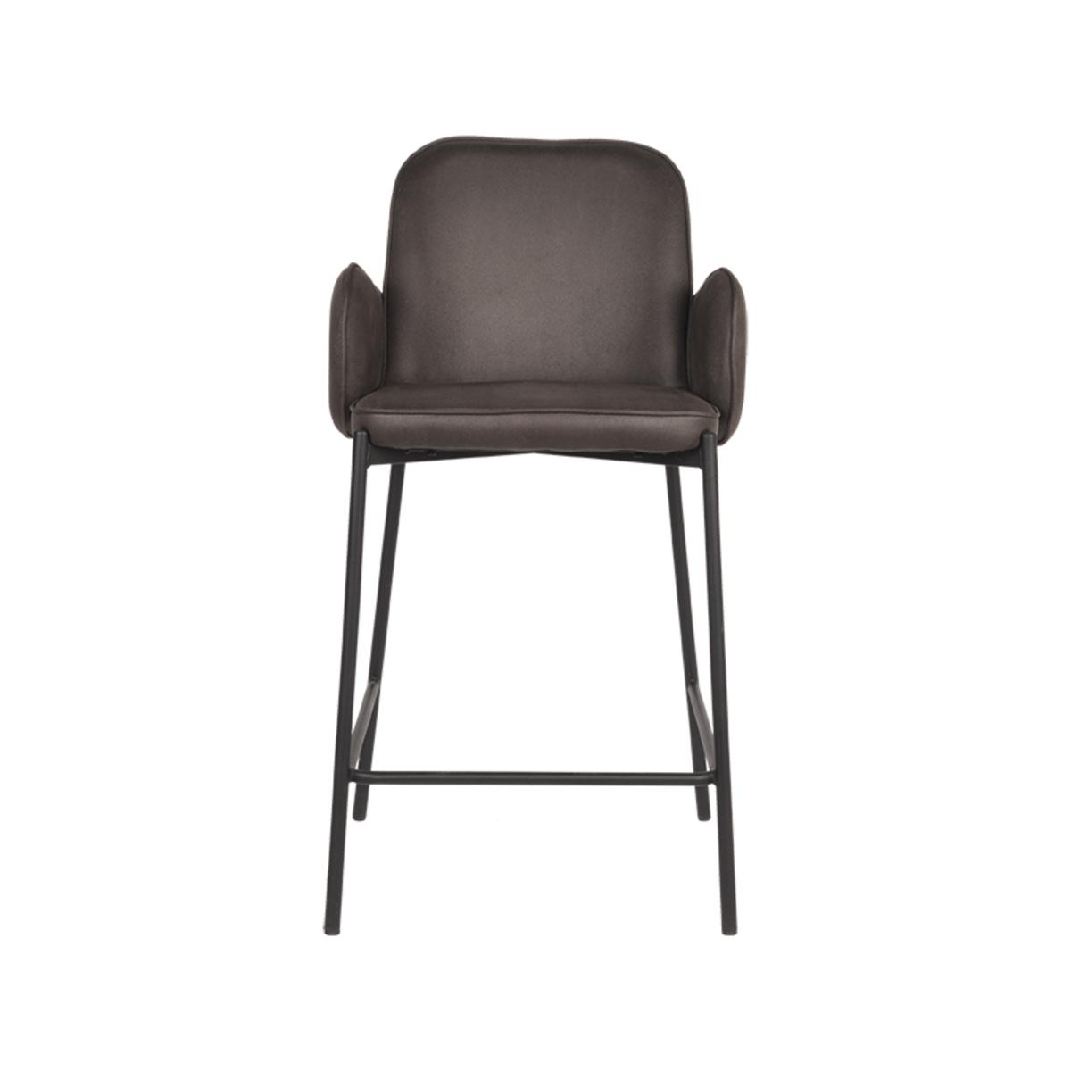  Barkruk Jari - Antraciet - Microfiber afbeelding 2