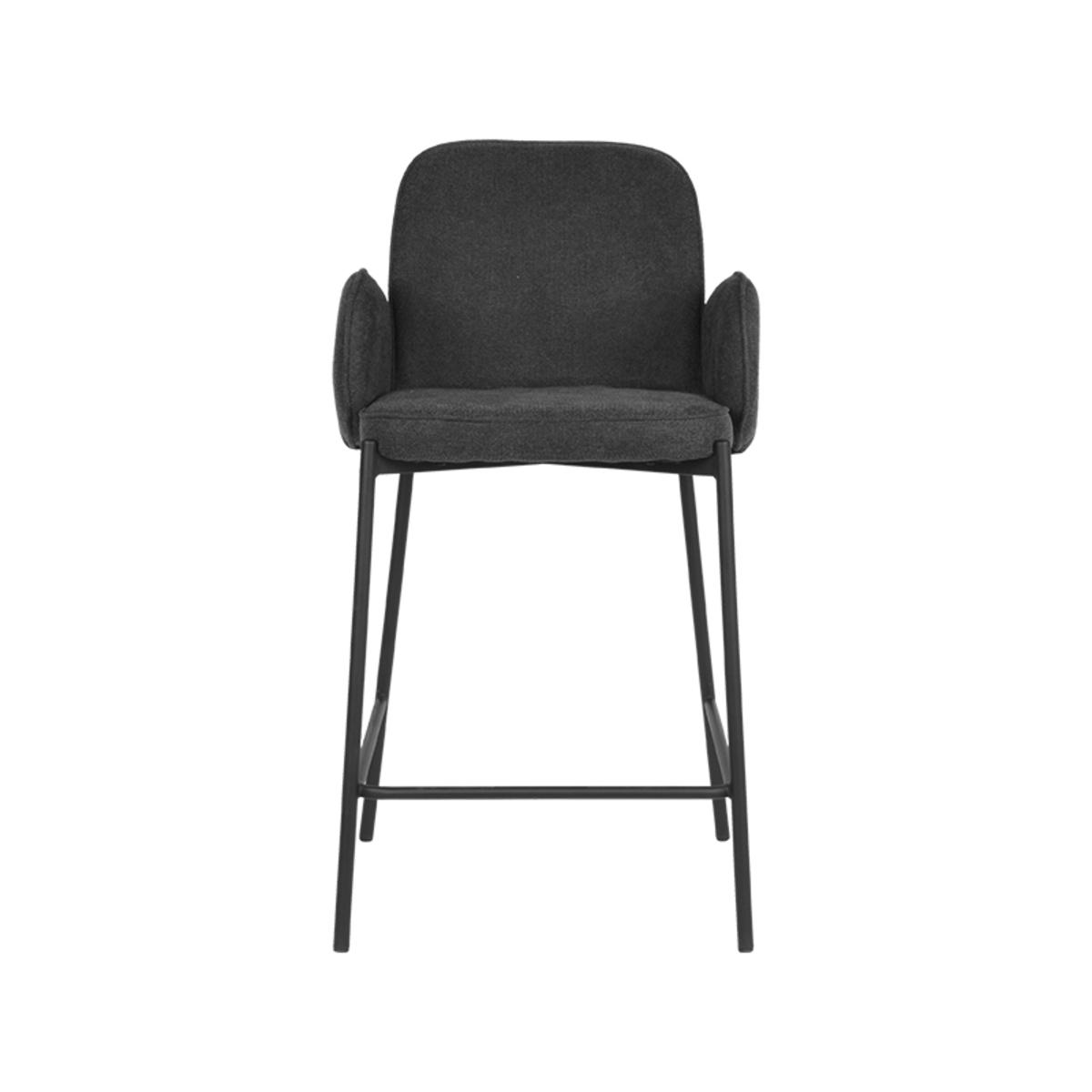  Barkruk Jari - Antraciet - Stof afbeelding 2