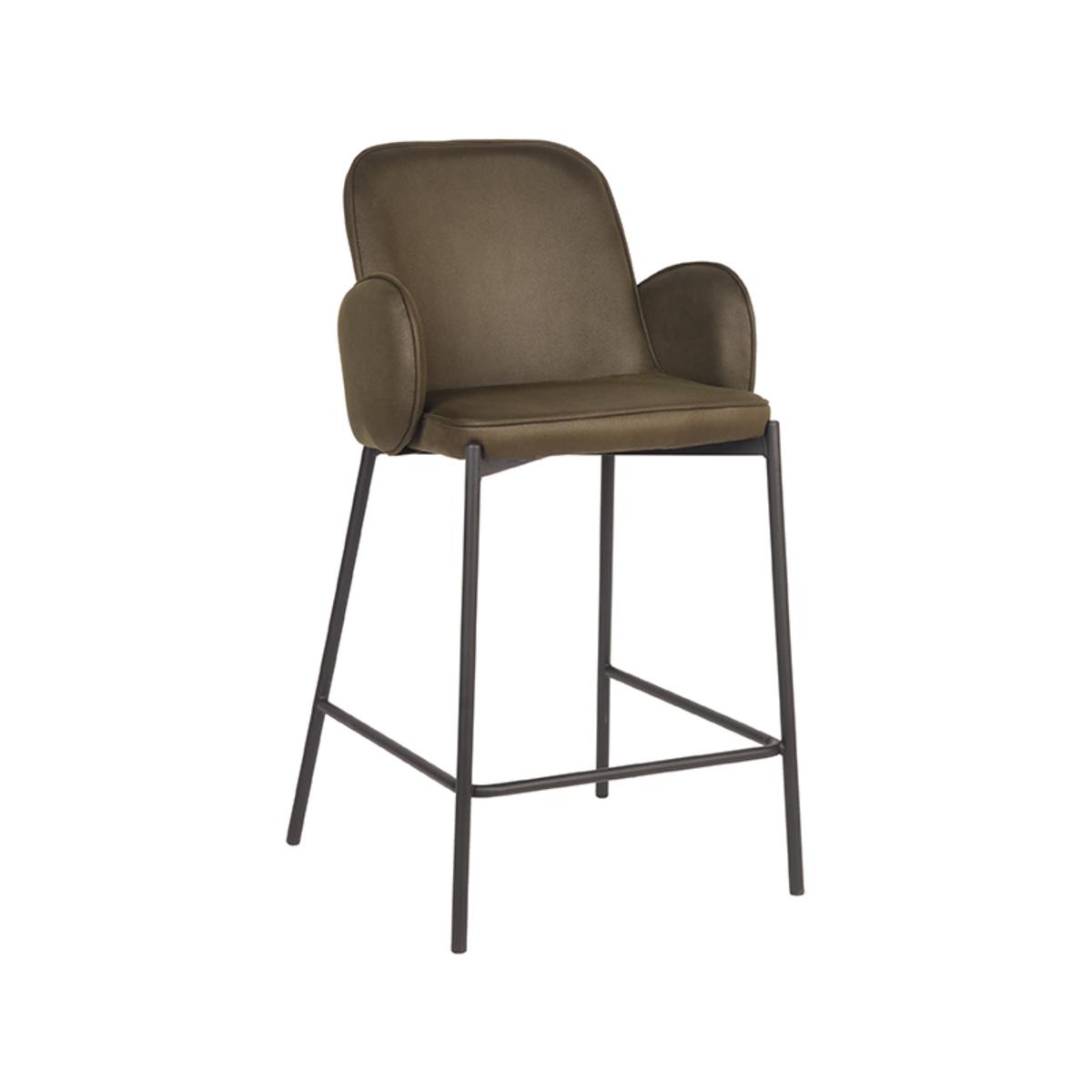  Barkruk Jari - Army green - Microfiber afbeelding 1