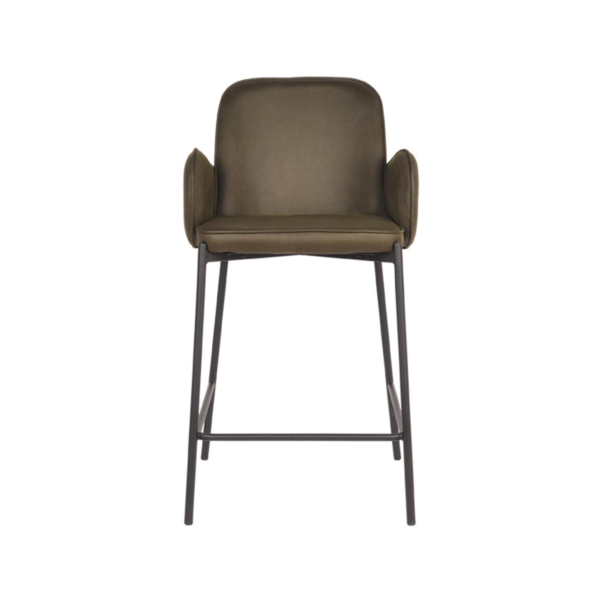  Barkruk Jari - Army green - Microfiber afbeelding 2