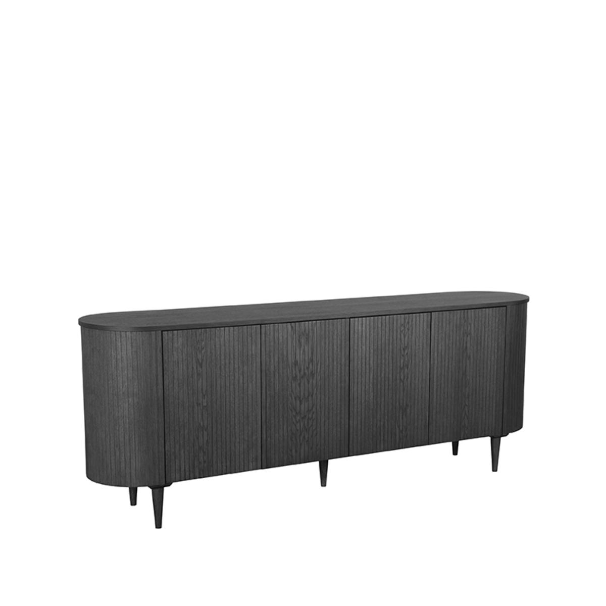 Dressoir Oliva 220x47x85 cm - Walnoot - Eiken afbeelding 1  Dressoir Oliva 220x47x85 cm - Walnoot - Eiken afbeelding 1