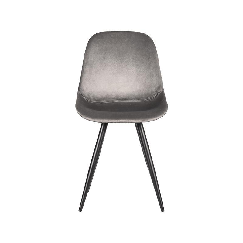 Eetkamerstoel Capri - Grijs - Fluweel afbeelding 2  Eetkamerstoel Capri - Grijs - Fluweel afbeelding 2