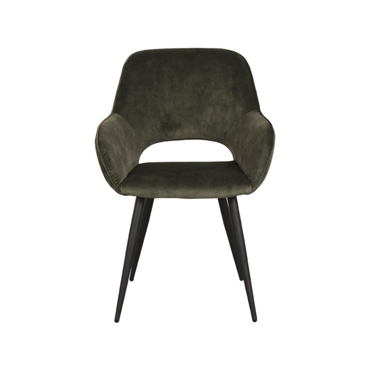 Eetkamerstoel Fer - Hunter - Velours afbeelding 2  Eetkamerstoel Fer - Hunter - Velours afbeelding 2