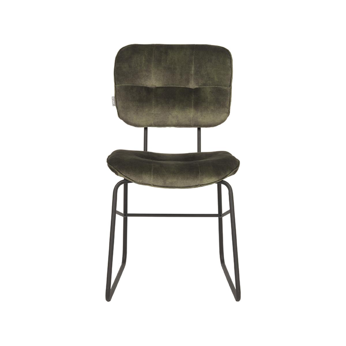 Eetkamerstoel Dez - Hunter - Velours afbeelding 2  Eetkamerstoel Dez - Hunter - Velours afbeelding 2