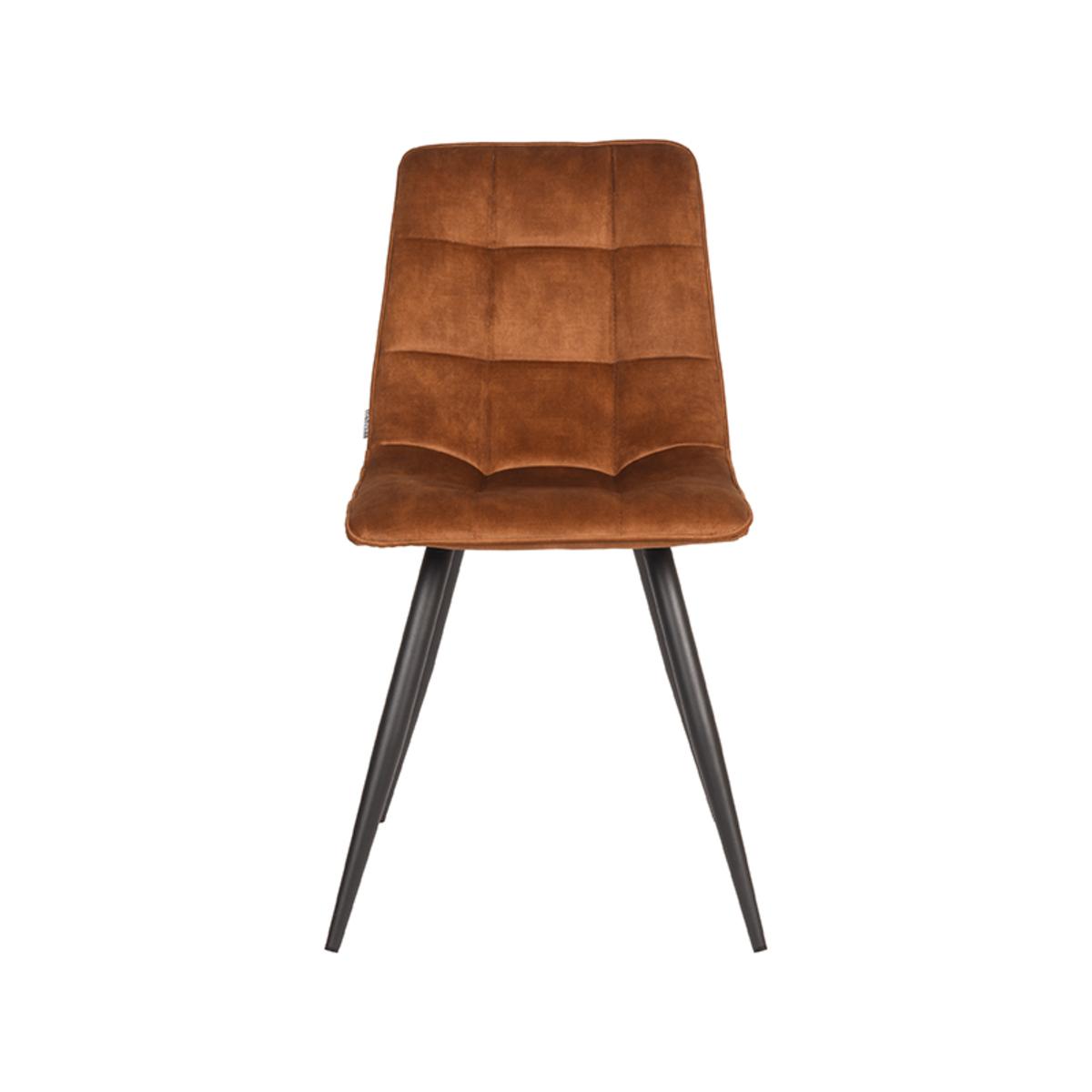 Eetkamerstoel Jelt - Oker - Velours afbeelding 2  Eetkamerstoel Jelt - Oker - Velours afbeelding 2