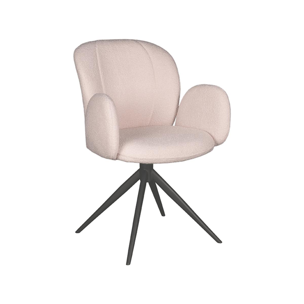 Eetkamerstoel Kimball - Naturel - Boucle afbeelding 2  Eetkamerstoel Kimball - Naturel - Boucle afbeelding 2