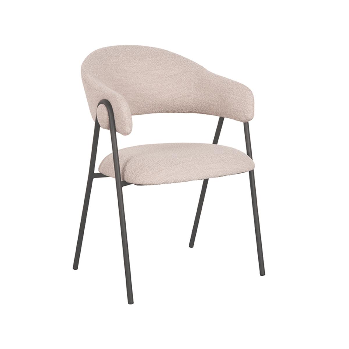 Eetkamerstoel Lowen - Naturel - Boucle afbeelding 1  Eetkamerstoel Lowen - Naturel - Boucle afbeelding 1