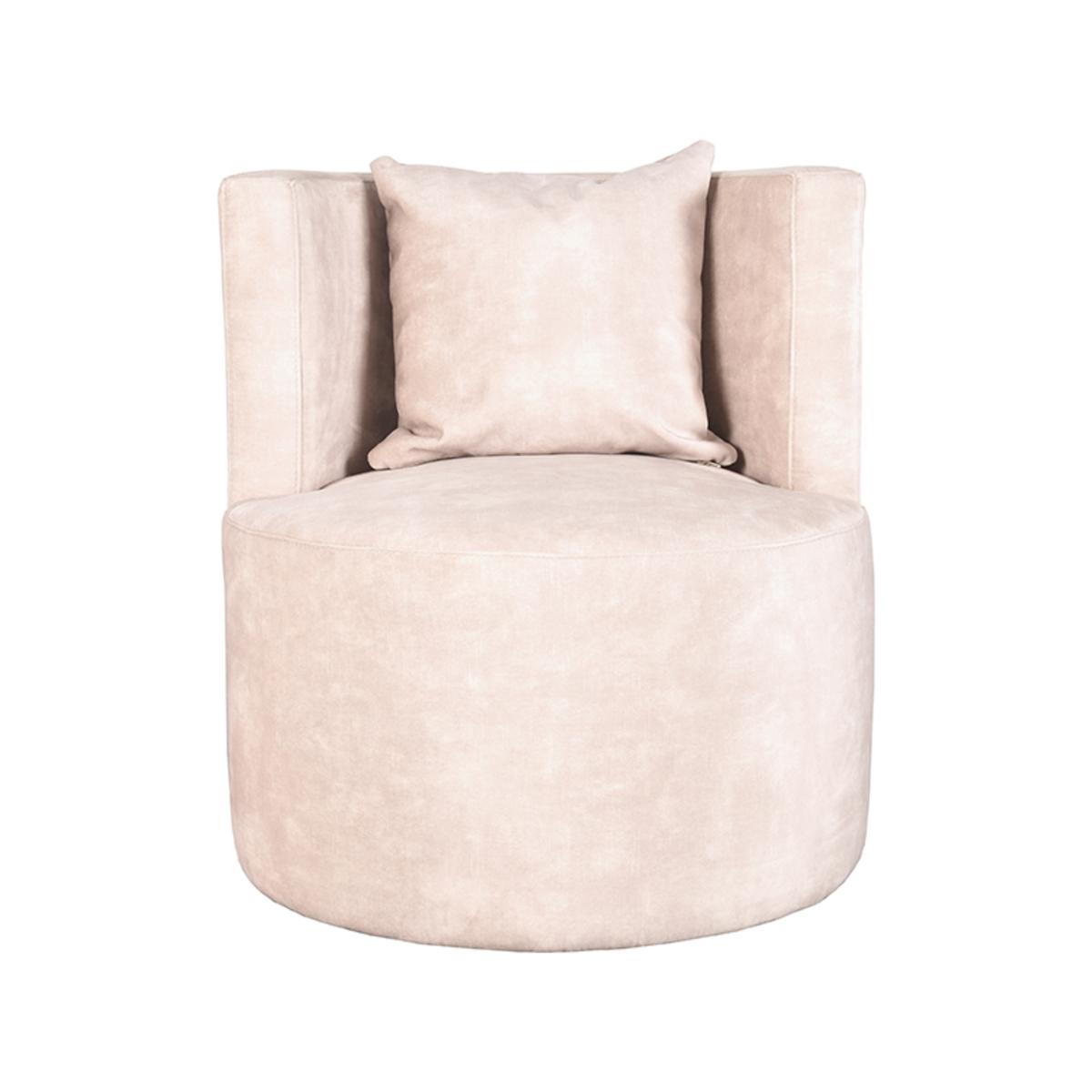  Fauteuil Evy - Naturel - Velours afbeelding 2