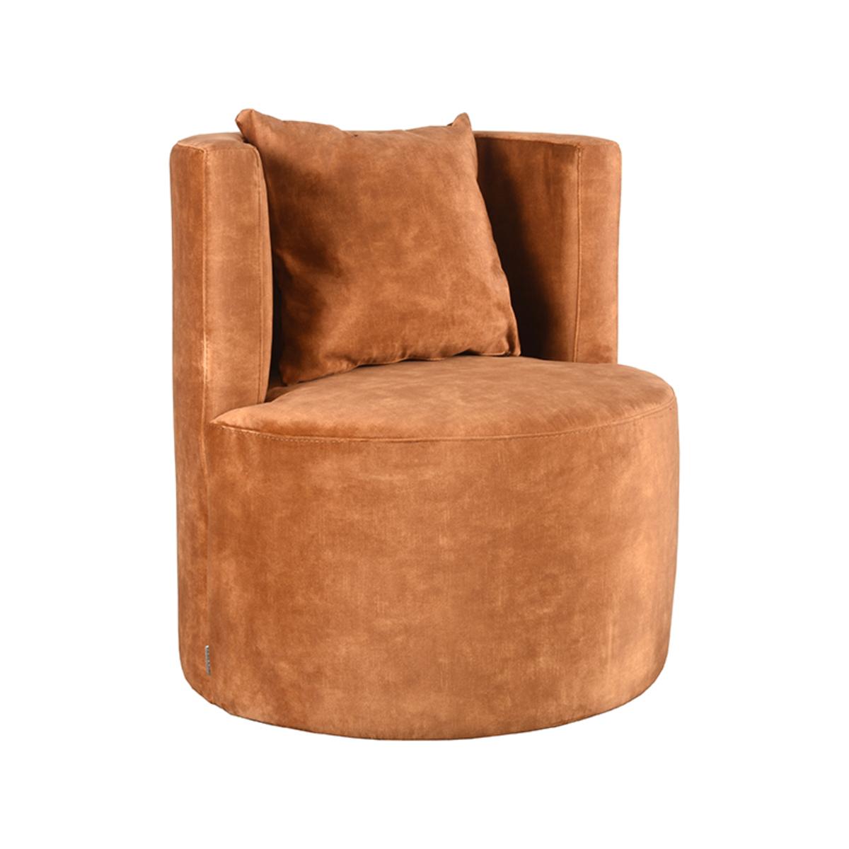  Fauteuil Evy - Oker - Velours afbeelding 1
