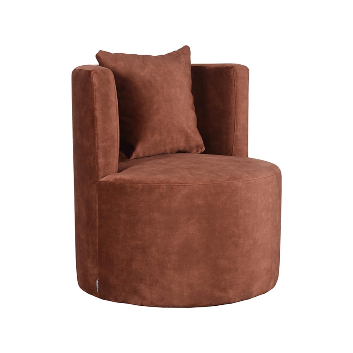 Fauteuil Evy - Rust - Velours afbeelding 1