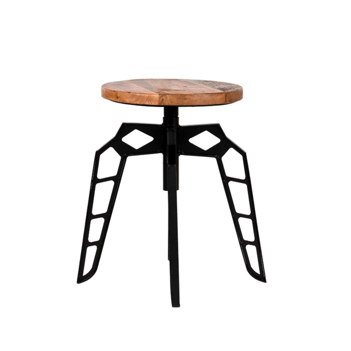  Kruk Pebble - Zwart - Mangohout afbeelding 1