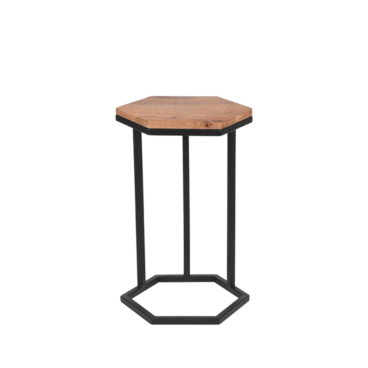  Bijzettafel Slide - Rough - Mangohout afbeelding 2