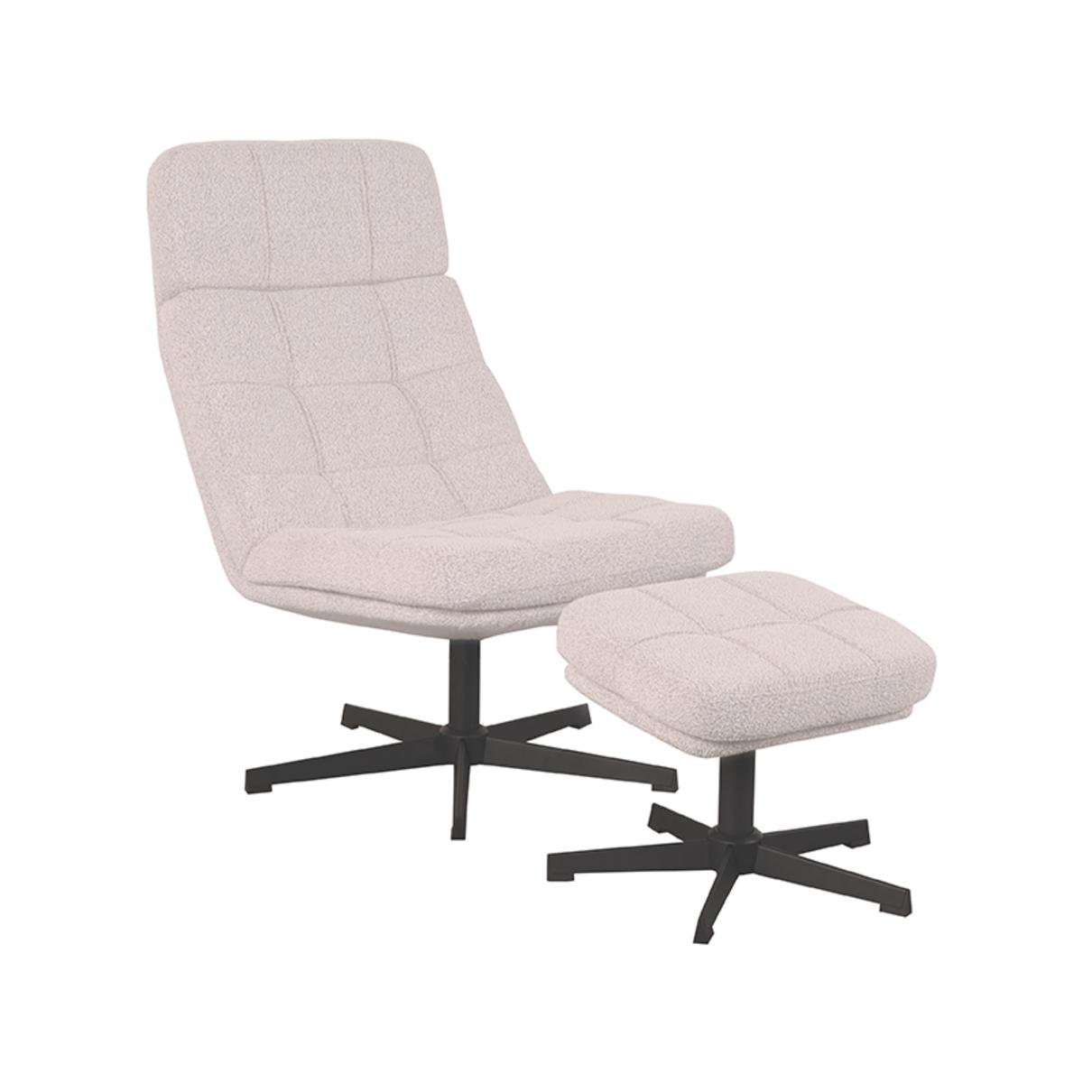  Fauteuil Alvar - Naturel - Boucle afbeelding 2