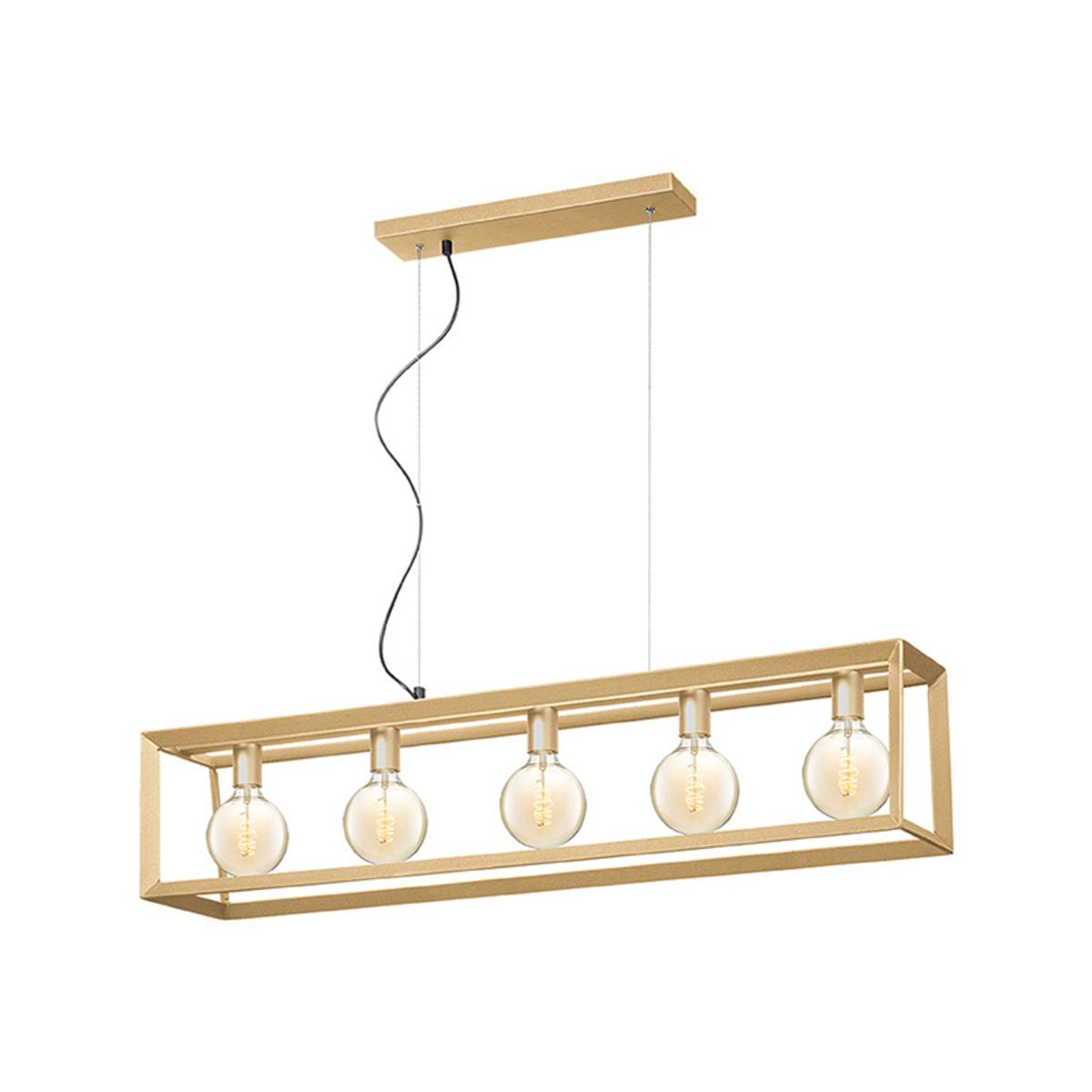  Hanglamp Tetto - Antiek goud - Metaal afbeelding 1