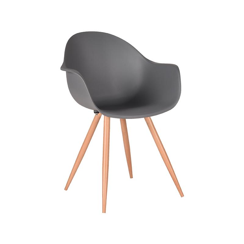 Eetkamerstoel Parma - Antraciet - Kunststof afbeelding 1  Eetkamerstoel Parma - Antraciet - Kunststof afbeelding 1