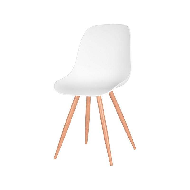 Eetkamerstoel Rimini - Wit - Kunststof afbeelding 2  Eetkamerstoel Rimini - Wit - Kunststof afbeelding 2