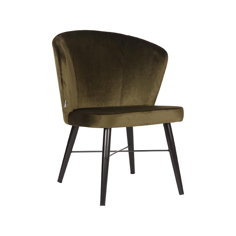  Fauteuil Wave - Army green - Fluweel afbeelding 1