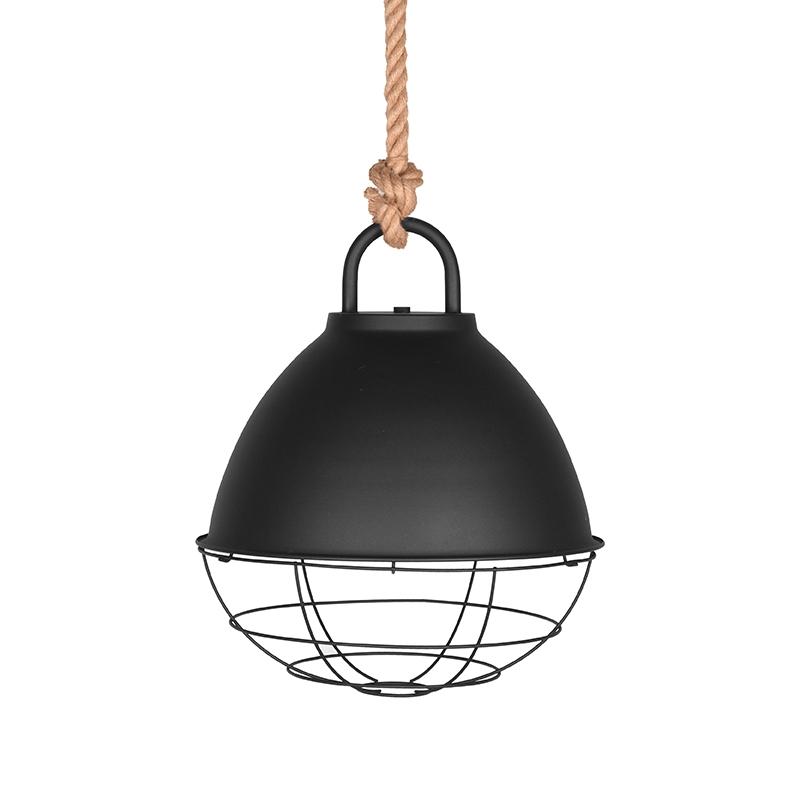  Hanglamp Korf - Zwart - Metaal - M afbeelding 1
