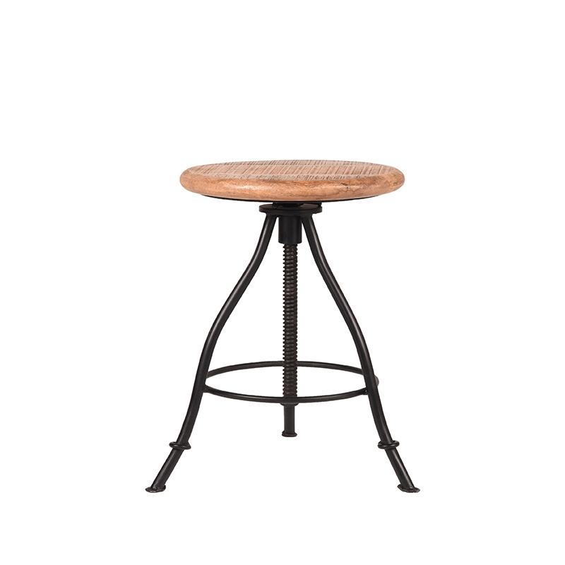  Kruk Jaipur - Zwart - Mangohout afbeelding 1