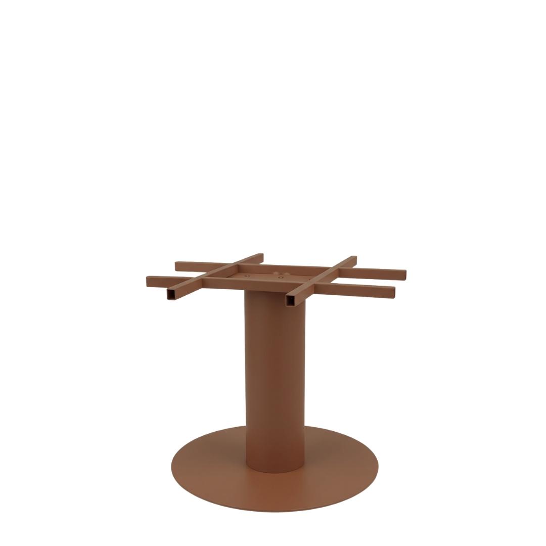  Eetkamertafel Extra Stable - Coral - Metaal - 70x70x72 cm afbeelding 1