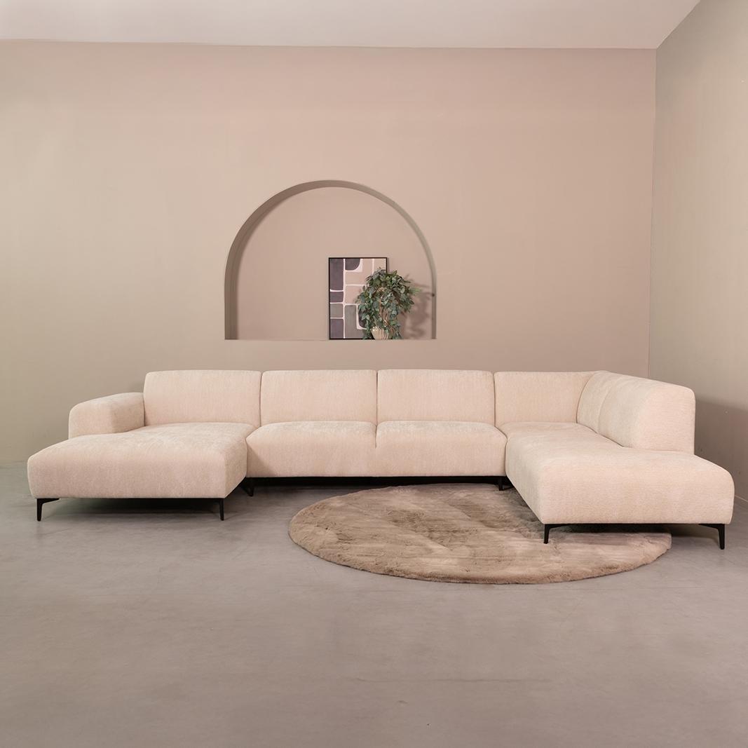  Hoekbank Merido - Naturel - Raven - Links Voorstaand afbeelding 2