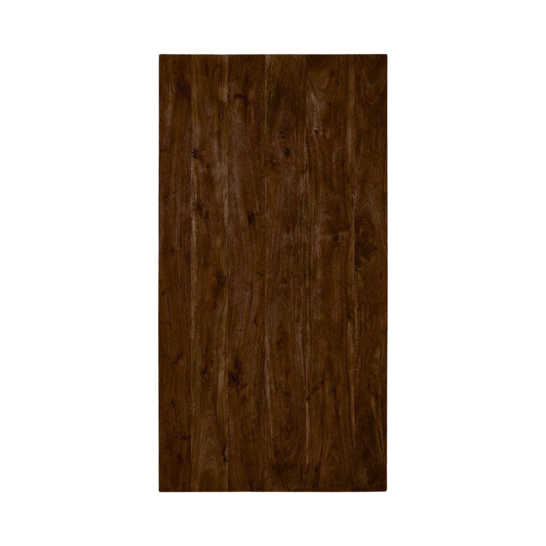  Eetkamertafel Tafelblad Rechthoek - Espresso - Mangohout - 180 cm - Rechthoek afbeelding 2