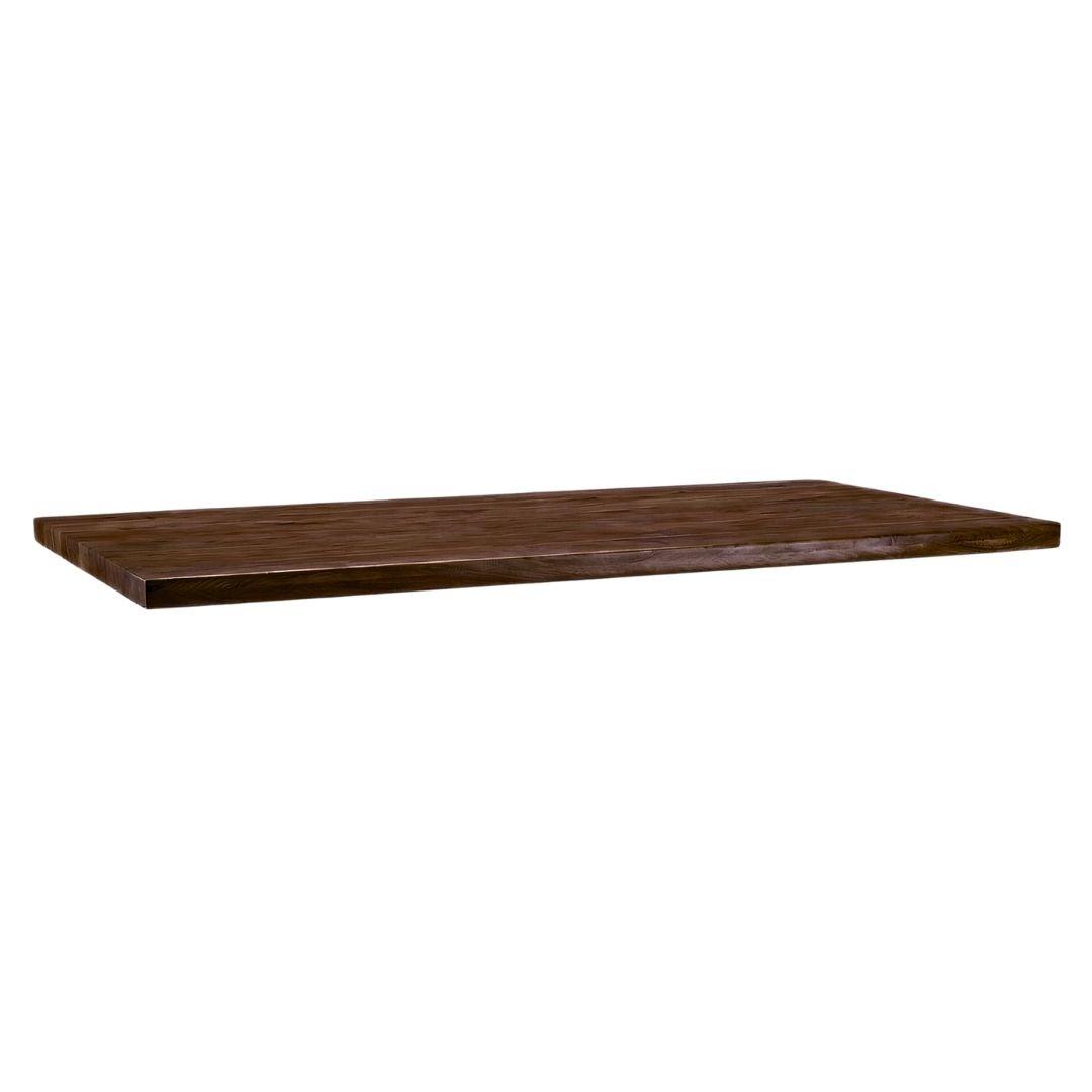  Eetkamertafel Tafelblad Rechthoek - Espresso - Mangohout - 240 cm - Rechthoek afbeelding 1