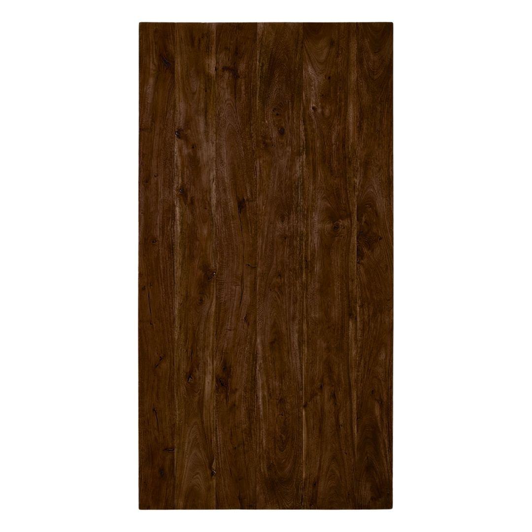  Eetkamertafel Tafelblad Rechthoek - Espresso - Mangohout - 240 cm - Rechthoek afbeelding 2