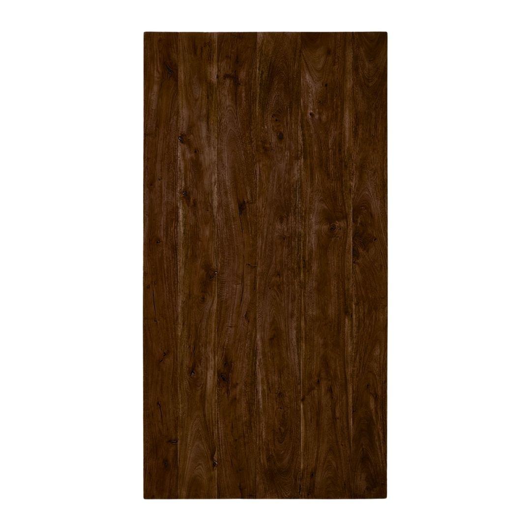  Eetkamertafel Tafelblad Rechthoek - Espresso - Mangohout - 220 cm - Rechthoek afbeelding 2