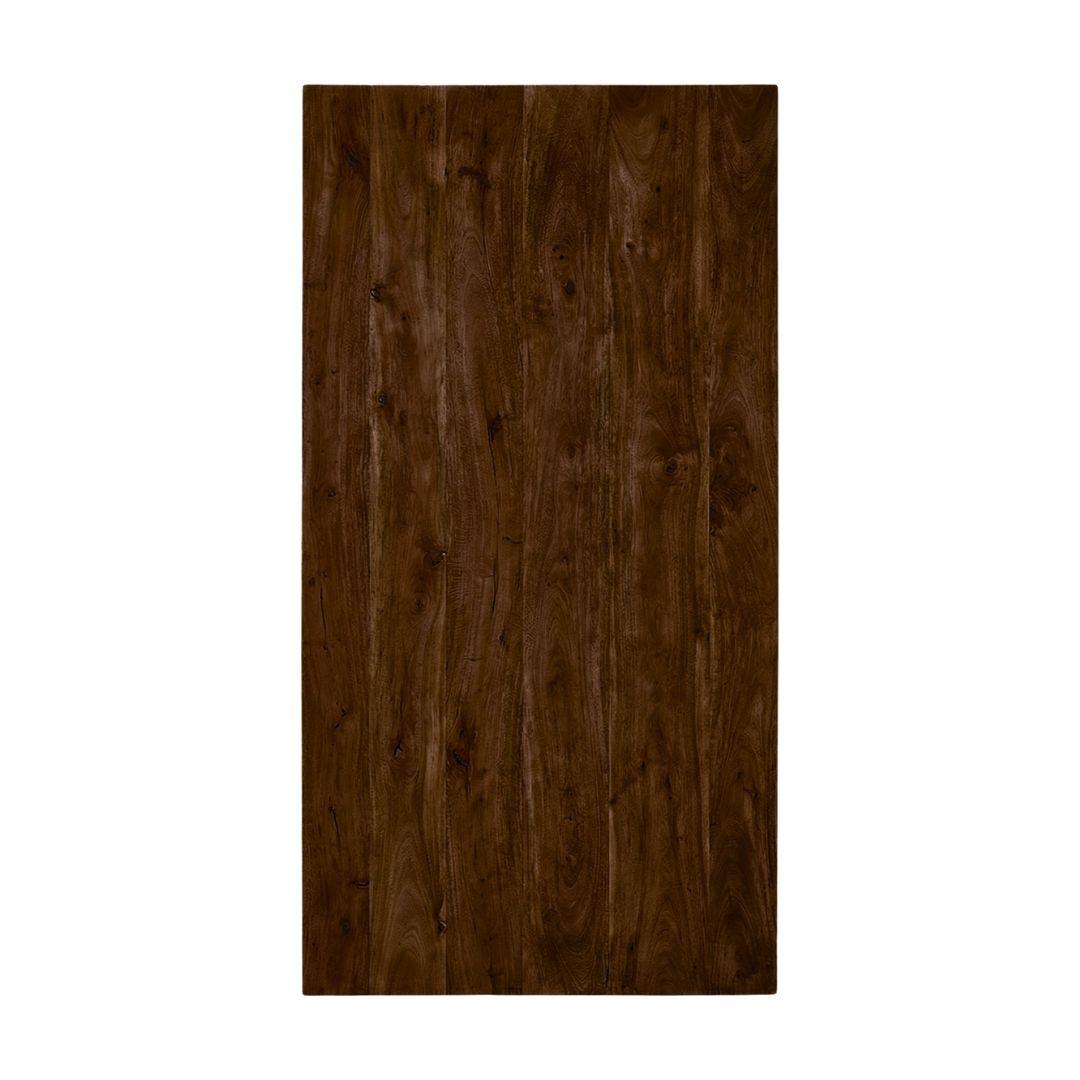  Eetkamertafel Tafelblad Rechthoek - Espresso - Mangohout - 200 cm - Rechthoek afbeelding 2