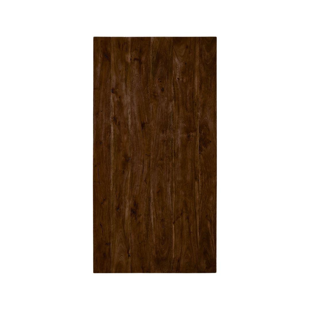  Eetkamertafel Tafelblad Rechthoek - Espresso - Mangohout - 160 cm - Rechthoek afbeelding 2