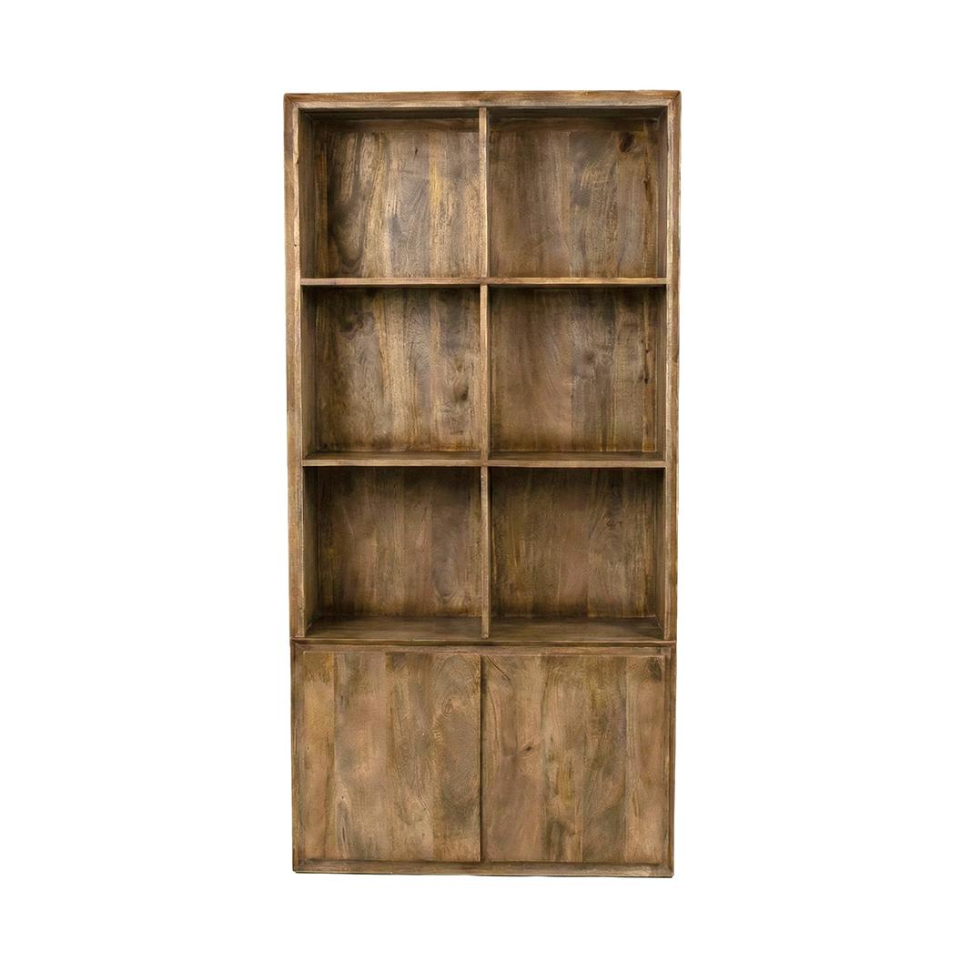  Boekkast Nori - Nature Smooth - Mangohout afbeelding 2