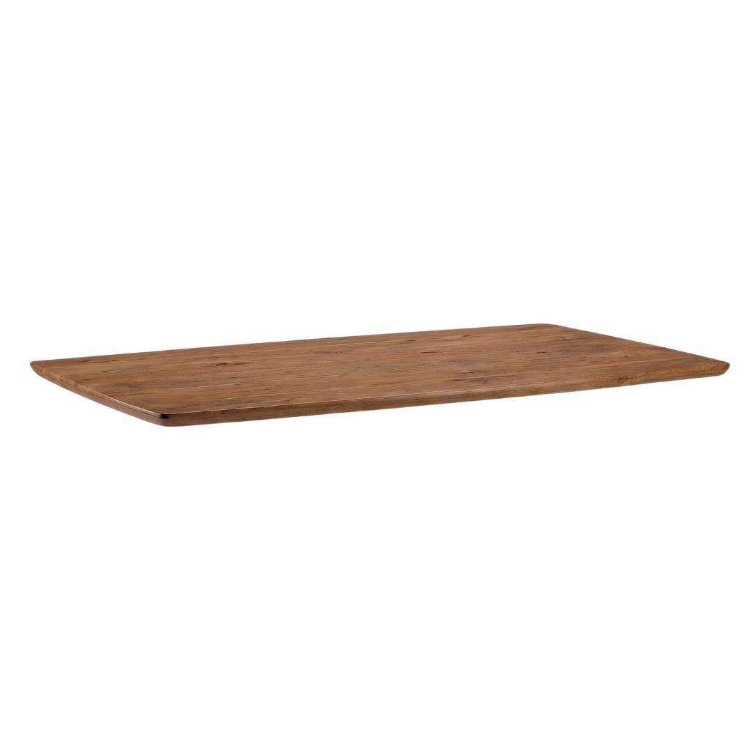  Eetkamertafel Tafelblad Rechthoek - Nature Smooth - Mangohout - 240 cm - Rechthoek afbeelding 1