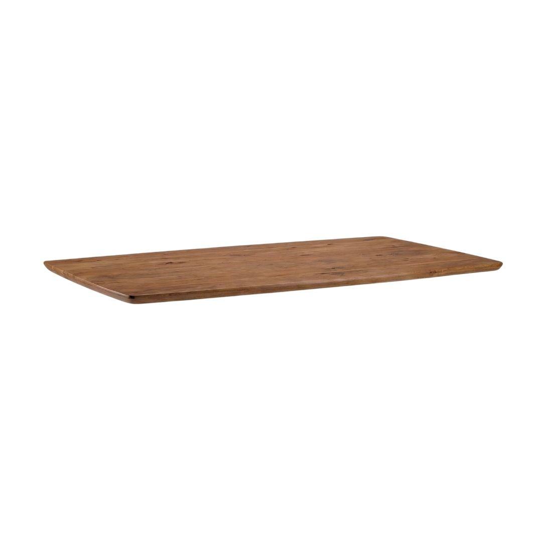  Eetkamertafel Tafelblad Rechthoek - Nature Smooth - Mangohout - 200 cm - Rechthoek afbeelding 1
