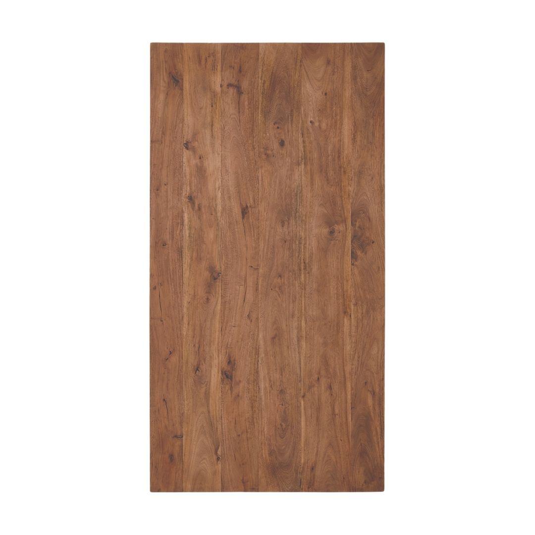  Eetkamertafel Tafelblad Rechthoek - Nature Smooth - Mangohout - 200 cm - Rechthoek afbeelding 2