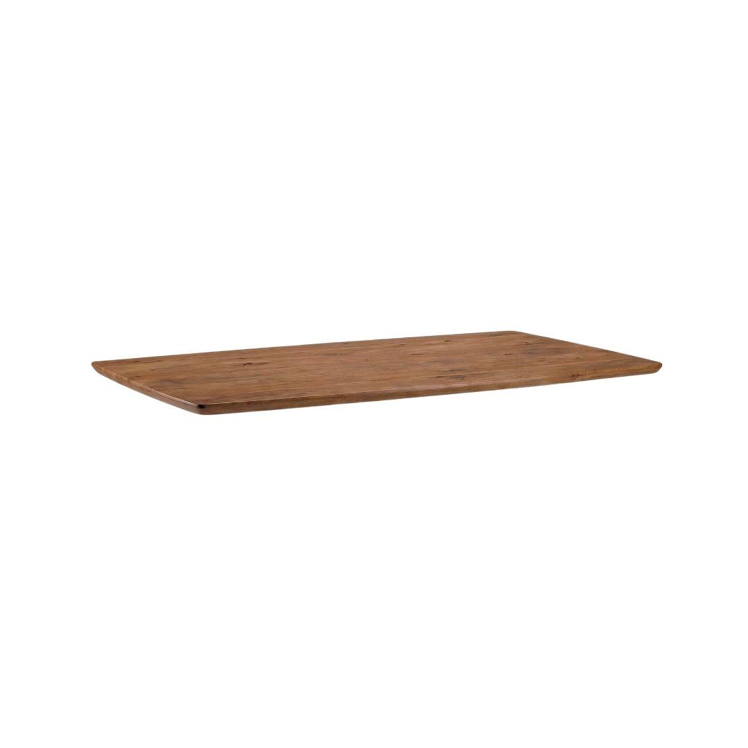  Eetkamertafel Tafelblad Rechthoek - Nature Smooth - Mangohout - 160 cm - Rechthoek afbeelding 1