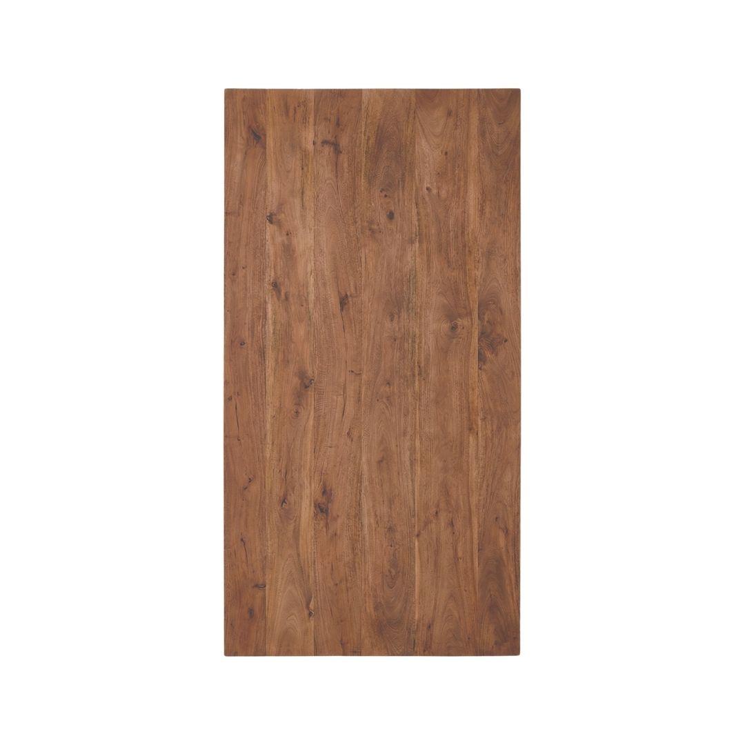  Eetkamertafel Tafelblad Rechthoek - Nature Smooth - Mangohout - 160 cm - Rechthoek afbeelding 2