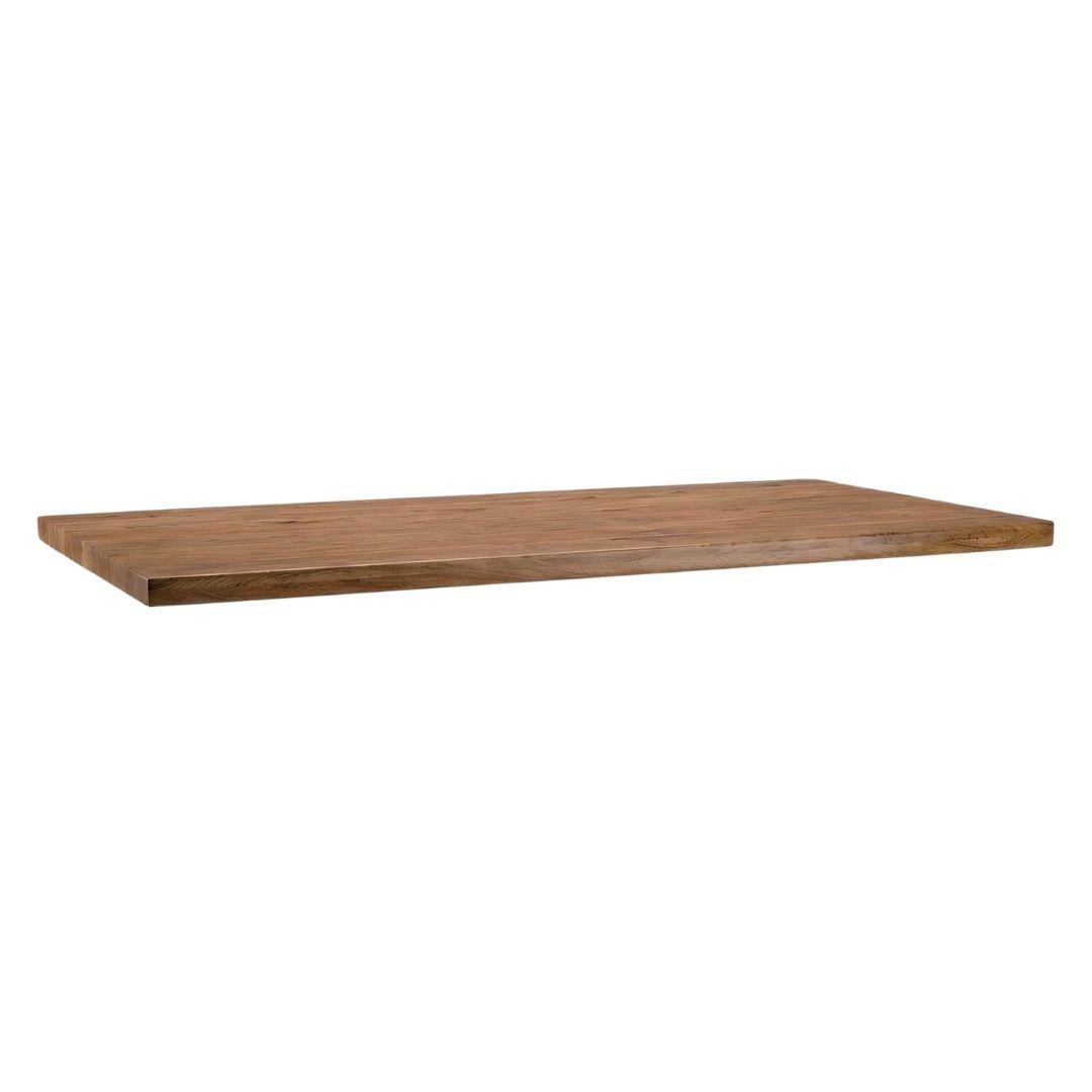  Eetkamertafel Tafelblad Rechthoek - Nature Smooth - Mangohout - 240 cm - Rechthoek afbeelding 1