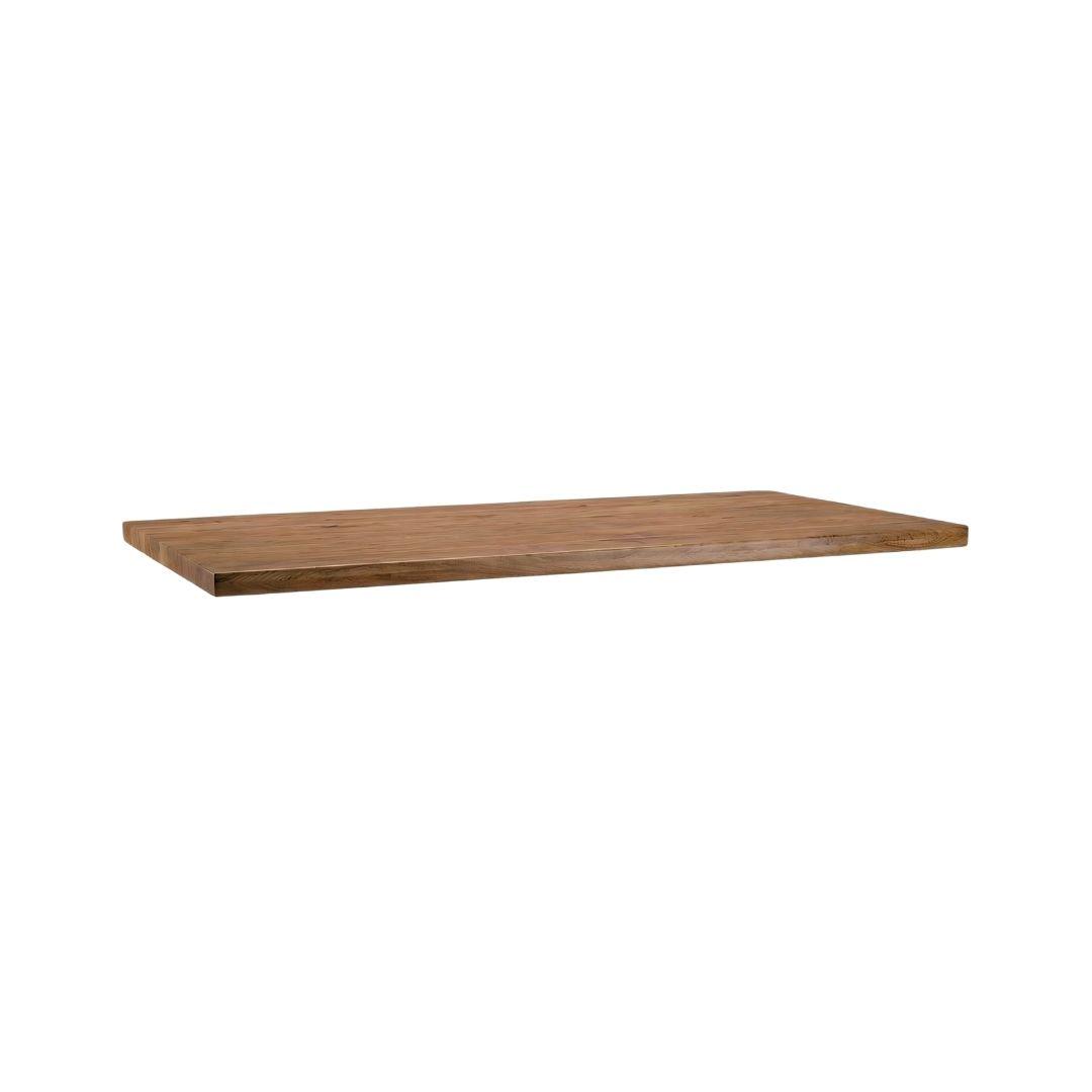  Eetkamertafel Tafelblad Rechthoek - Nature Smooth - Mangohout - 160 cm - Rechthoek afbeelding 1