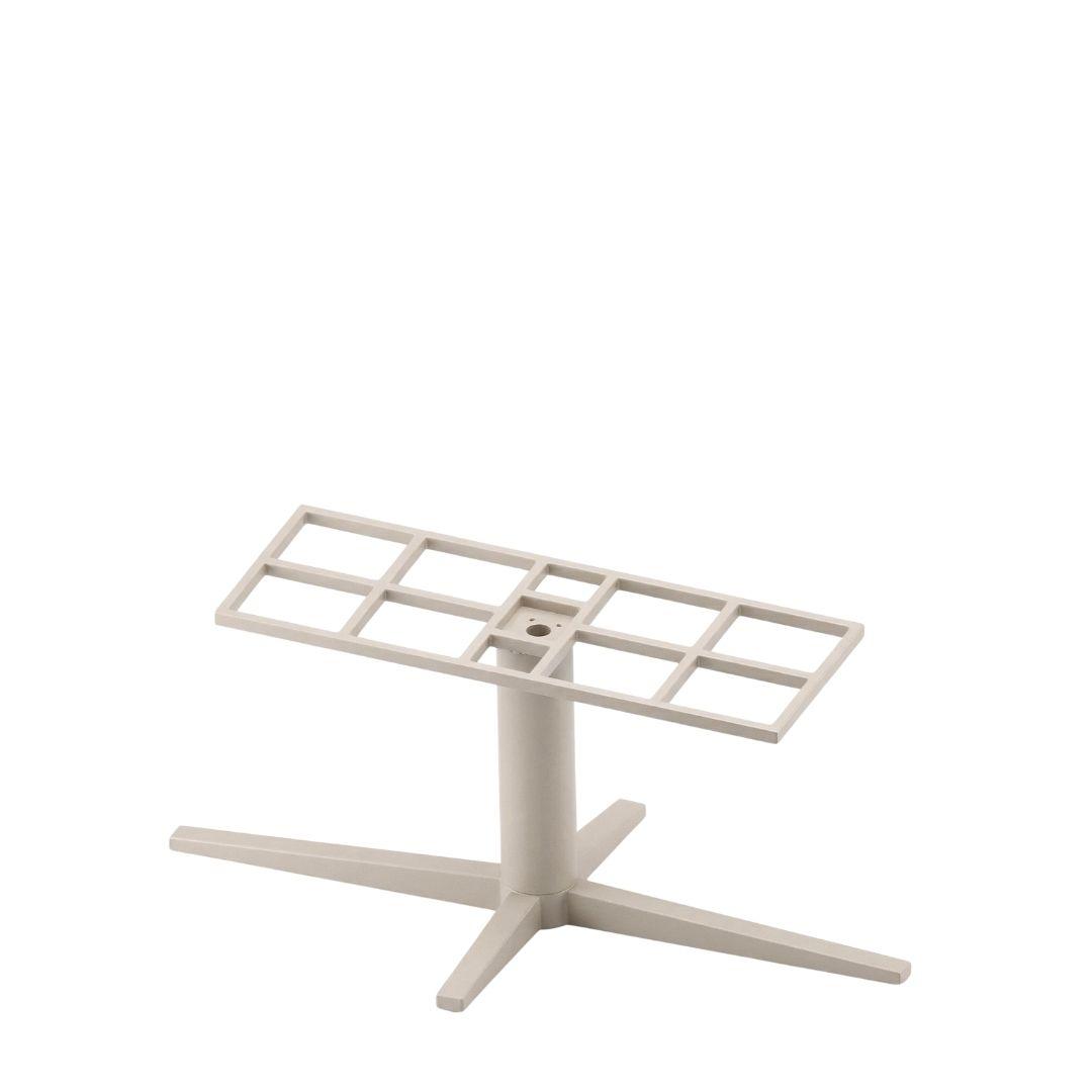  Eetkamertafel Kolom - Taupe - Metaal - Kolom L afbeelding 1