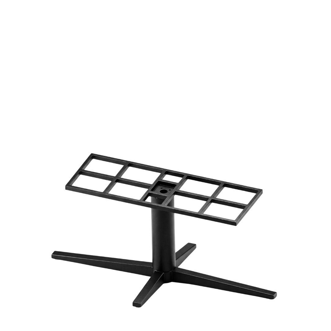  Eetkamertafel Kolom - Zwart - Metaal - Kolom L afbeelding 1