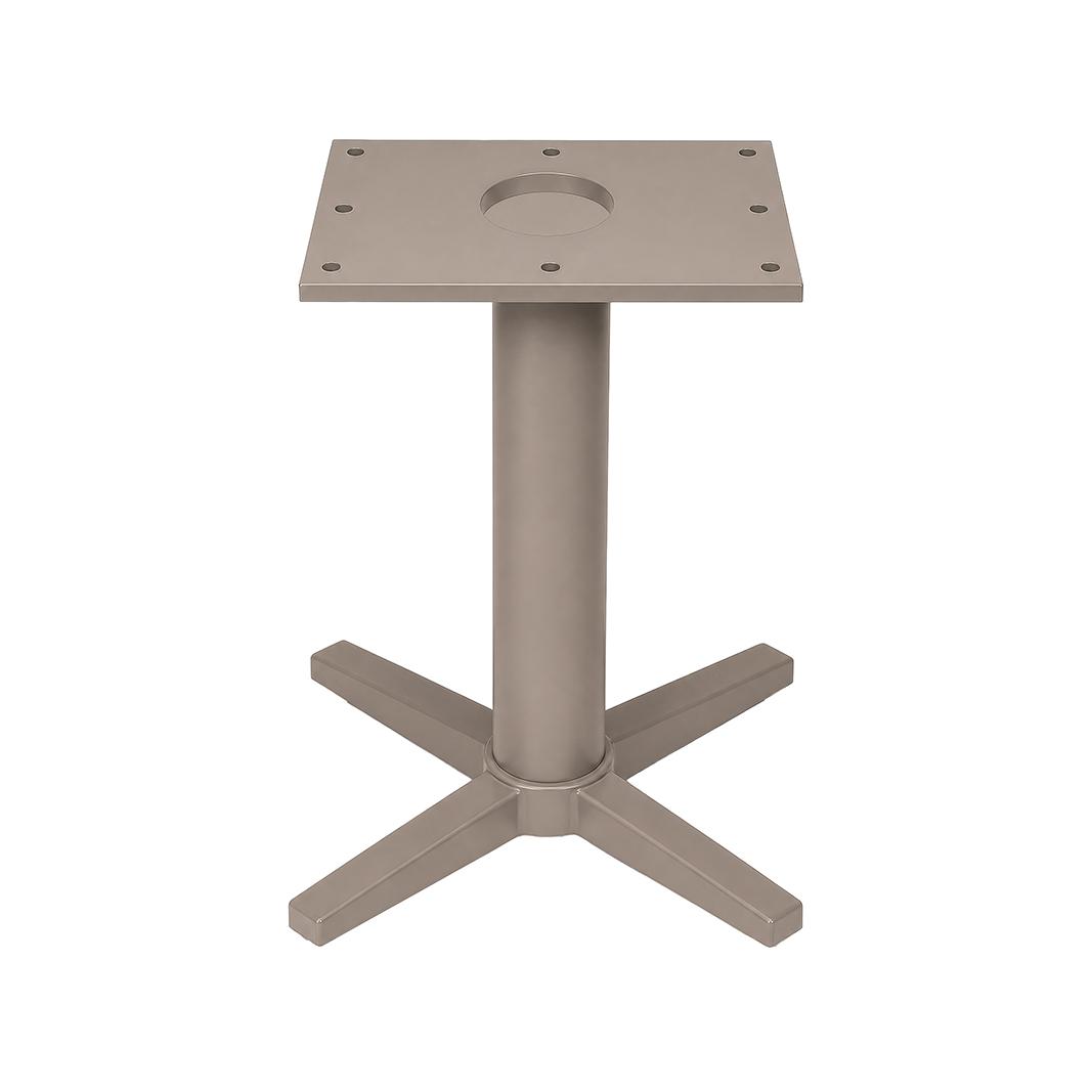  Eetkamertafel Kolom - Taupe - Metaal - Kolom M afbeelding 1