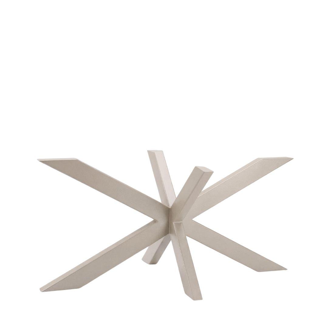  Eetkamertafel Matrix - Taupe - Metaal - Matrix XXL afbeelding 1